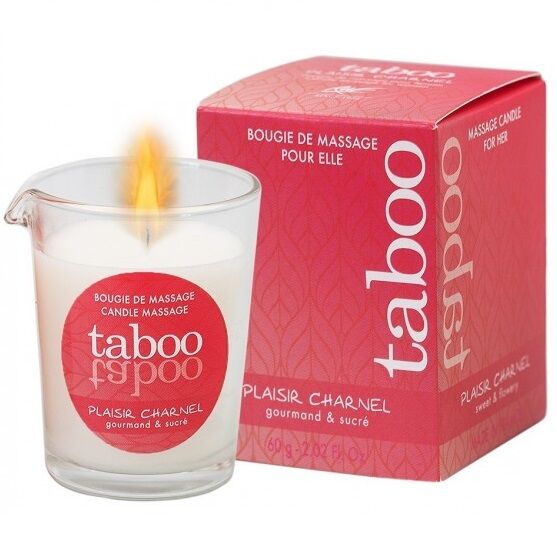 Ruf Taboo Candela - Olio da massaggio, kit da 3