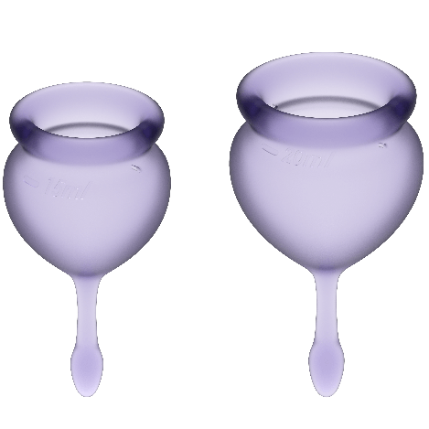 Satisfyer Coppa Mestruale Feel Good - Accessorio intimo, colore lilla