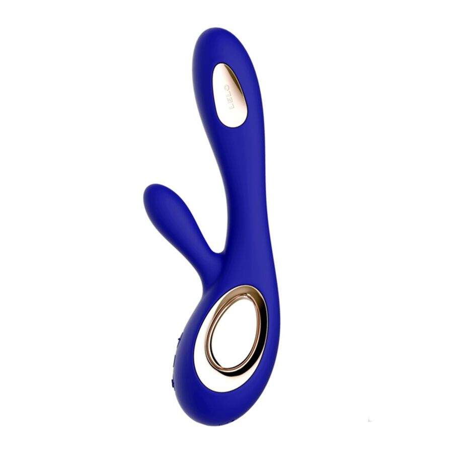 LELO Soraya Wave - Massaggiatore, colore blu notte - vista laterale