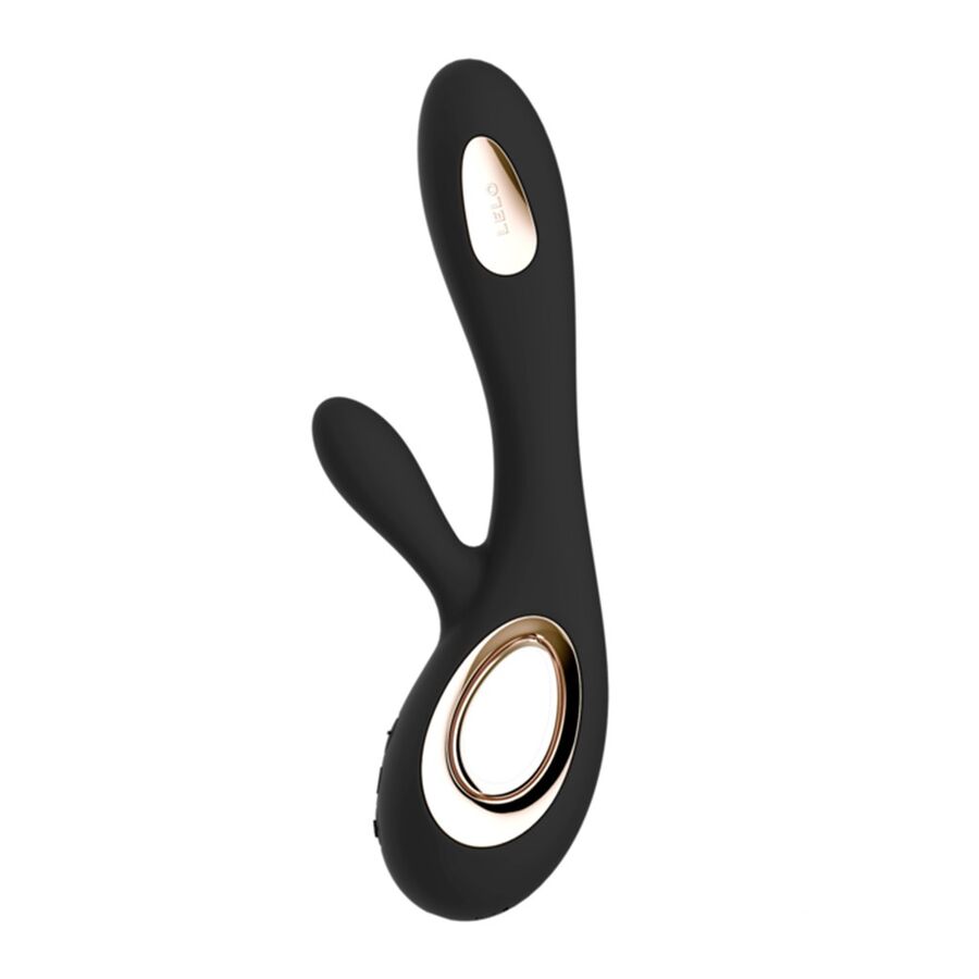 LELO Soraya Wave - Massaggiatore, colore nero - vista laterale