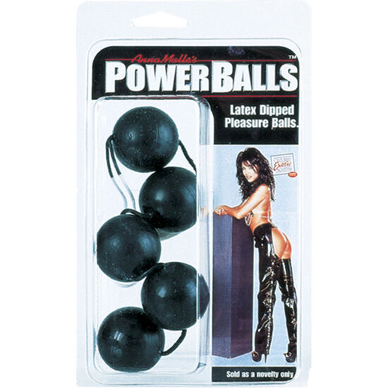 Calexotics Power Sfere Nere - Accessorio intimo - vista laterale