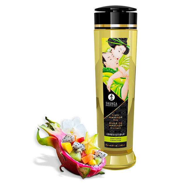 Shunga Irresistibile 240ml 240 ml - Olio da massaggio, kit da 3