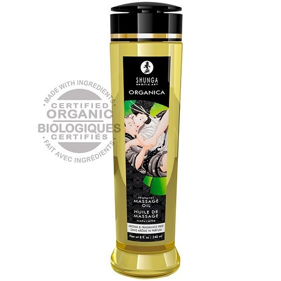 Shunga Olio da massaggio biologico naturale – 240 ml