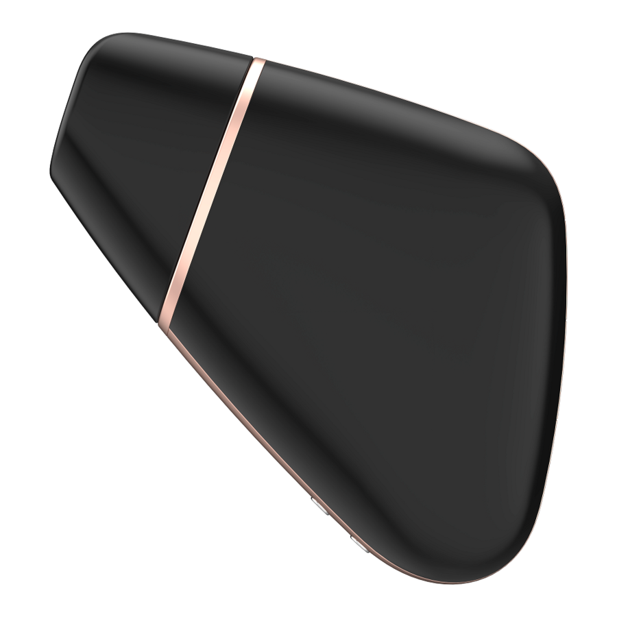 Satisfyer Triangolo Love - Massaggiatore con app, colore nero - vista frontale