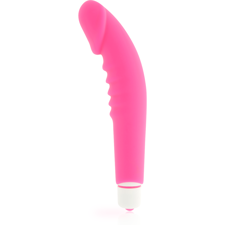 Dolce Vita Realistic Pleasure - Massaggiatore rotante, colore pink - vista laterale