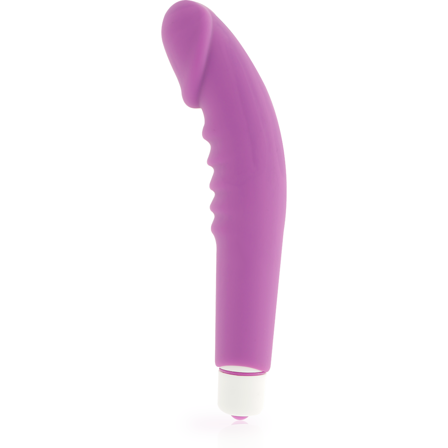 Dolce Vita Realistic Pleasure - Massaggiatore rotante, colore viola - vista laterale