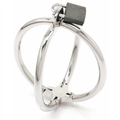 Metal Hard Fermamanette Criss Cross - Accessorio intimo