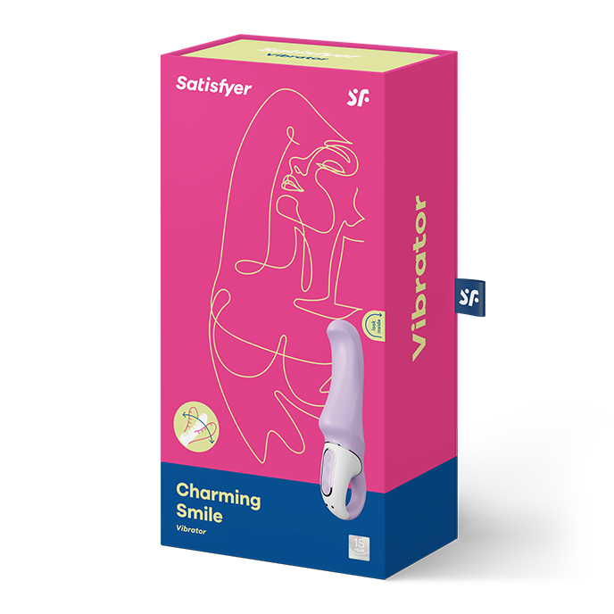 Satisfyer Vibes Charming Smile - Massaggiatore curvo - vista laterale