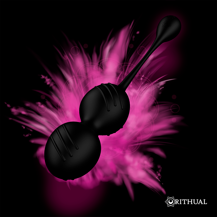 Rithual Nisha Sfere Kegel Vibranti - Palline Kegel - nella confezione