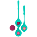 Rithual Allenamento Pelvico Dellorchidea Deva - Palline Kegel, colore acqua