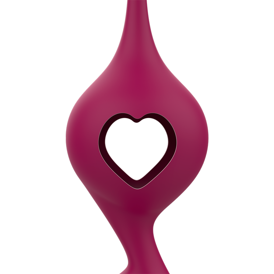 Rithual Allenamento Pelvico Dellorchidea Deva - Palline Kegel, colore orchidea - retro