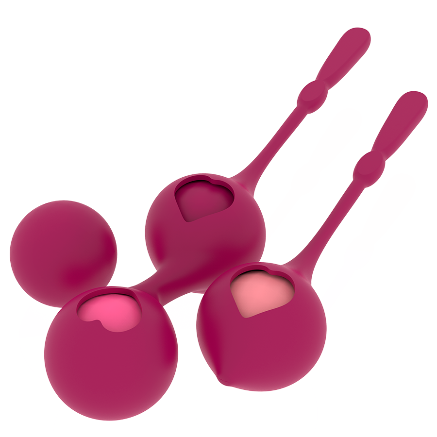 Rithual Allenamento Pelvico Dellorchidea Deva - Palline Kegel, colore orchidea - nella confezione