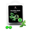 Secretplay 2 Palline Brasiliane Menta - Lubrificante, kit da 3