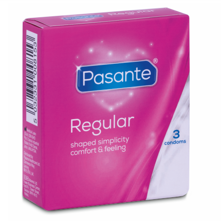 Pasante Gamma Regolare 3 Unit - Preservativi, kit da 3