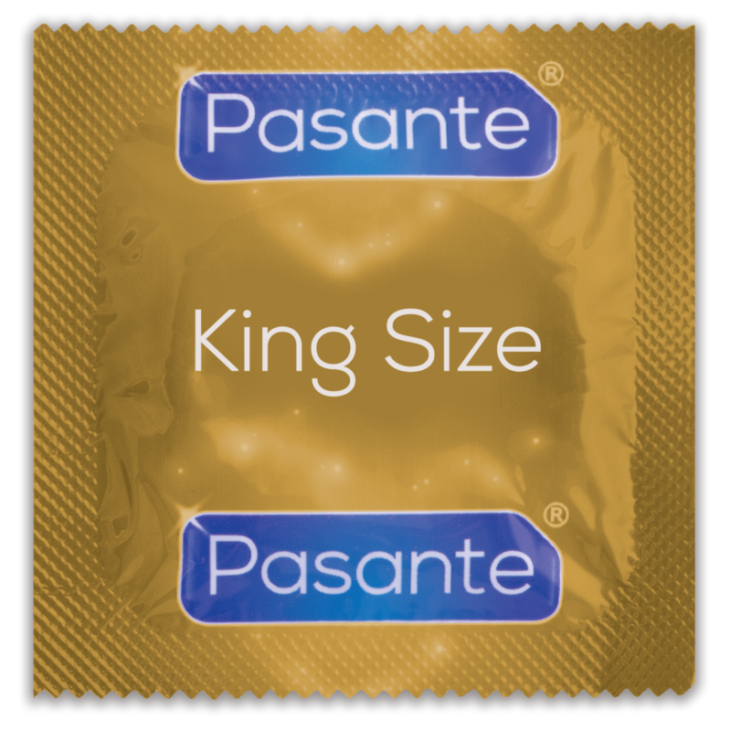 Pasante King Size 3 Unit - Preservativi, kit da 3 - vista laterale
