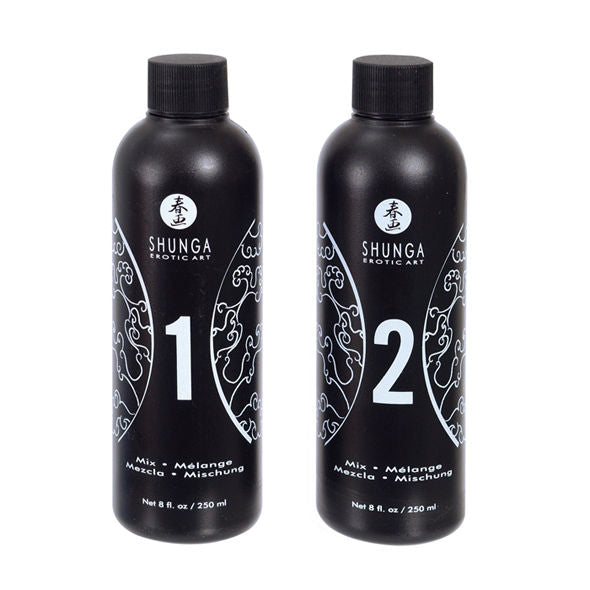 Shunga Gel - Olio da massaggio, kit da 3 - vista laterale