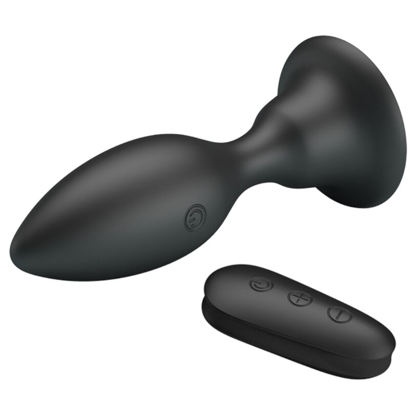 Mr Play Plug - Accessorio intimo, colore nero - vista laterale