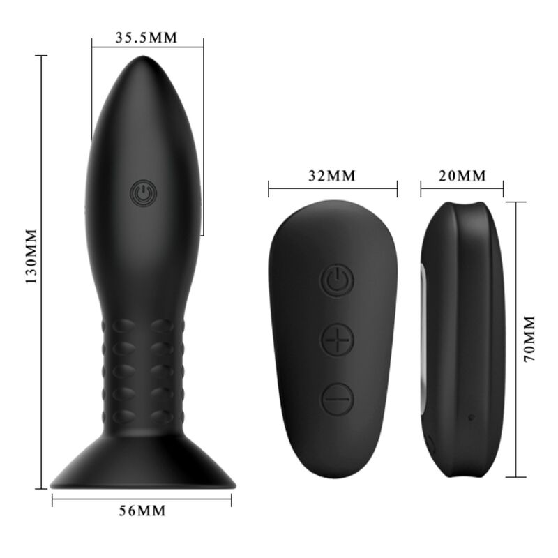 Mr Play Spina - Accessorio intimo - in mano per le dimensioni