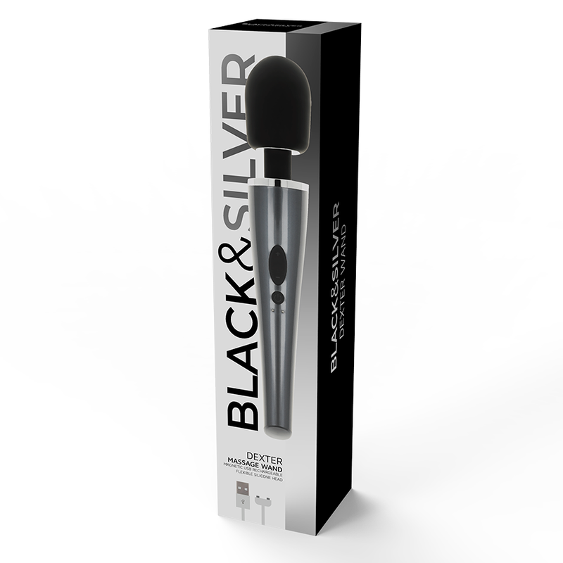Black&Silver Bacchetta - Massaggiatore wand - dettaglio