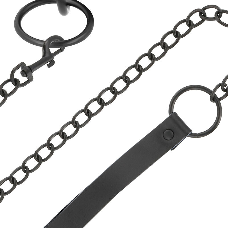 Darkness Collana - Accessorio intimo, colore nera catena - nella confezione