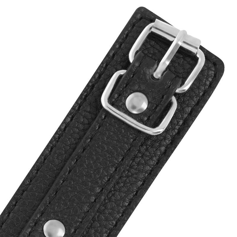 Darkness Manette - Accessorio intimo, colore pelle strutturata nera - nella confezione