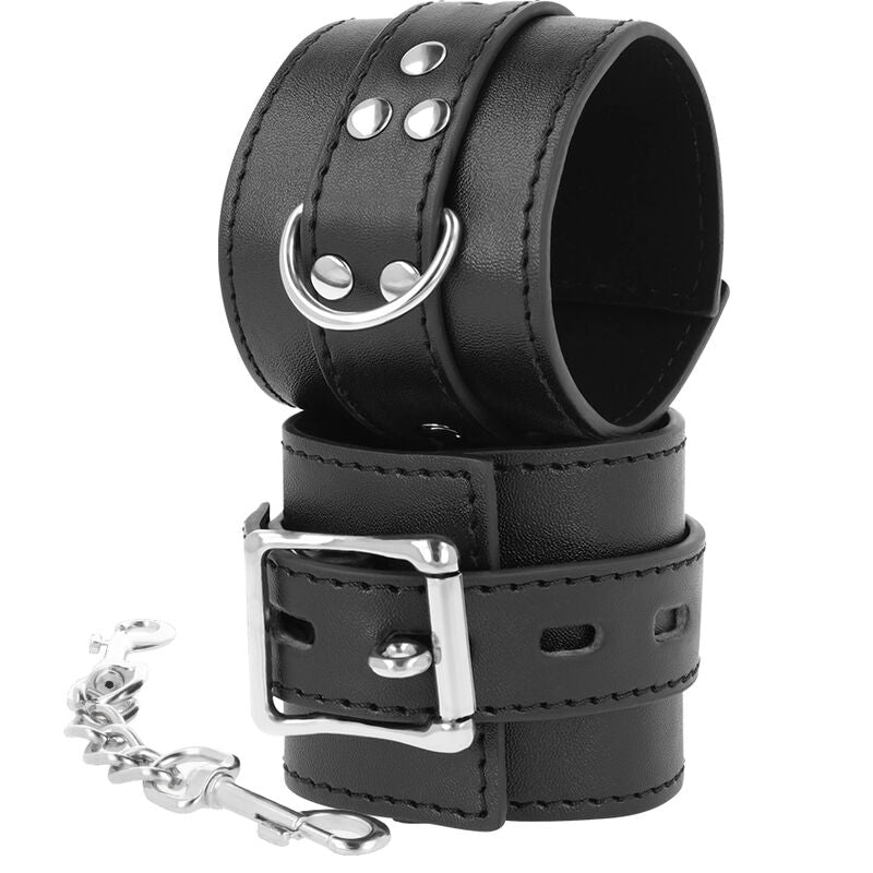 Darkness Manette - Accessorio intimo, colore pelle nera - vista laterale