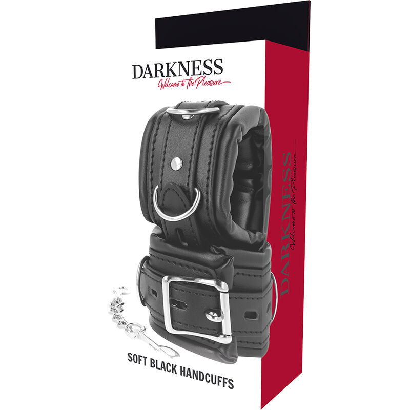 Darkness Manette Imbottite - Accessorio intimo - in mano per le dimensioni