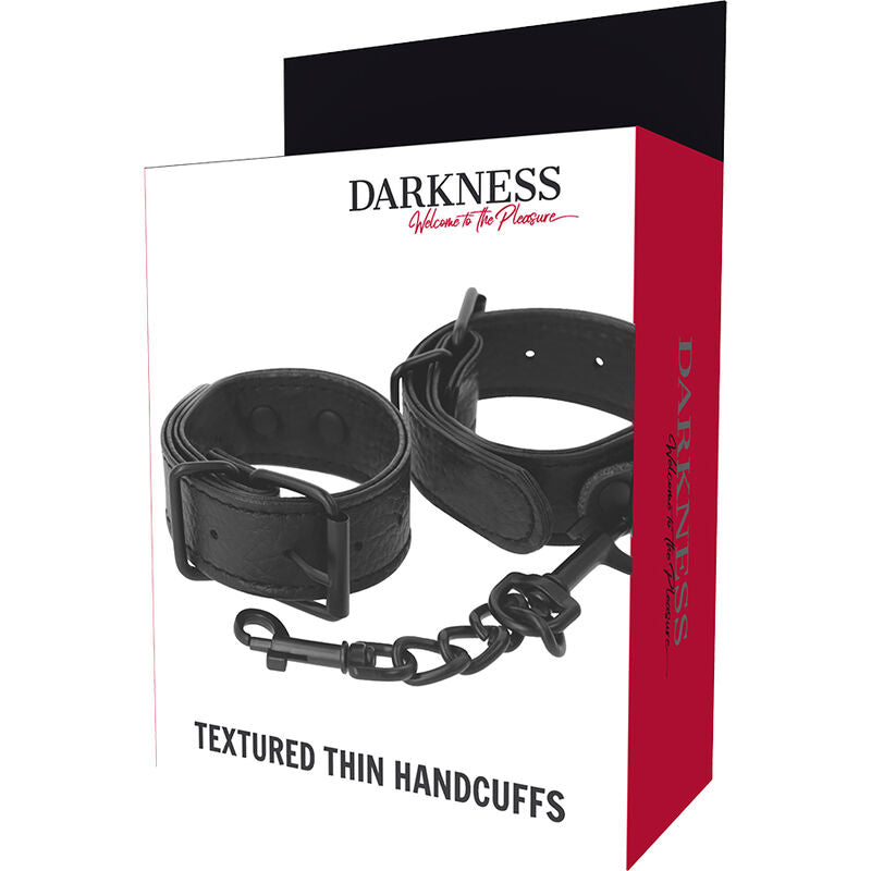 Darkness Manette Large - Accessorio intimo - in mano per le dimensioni