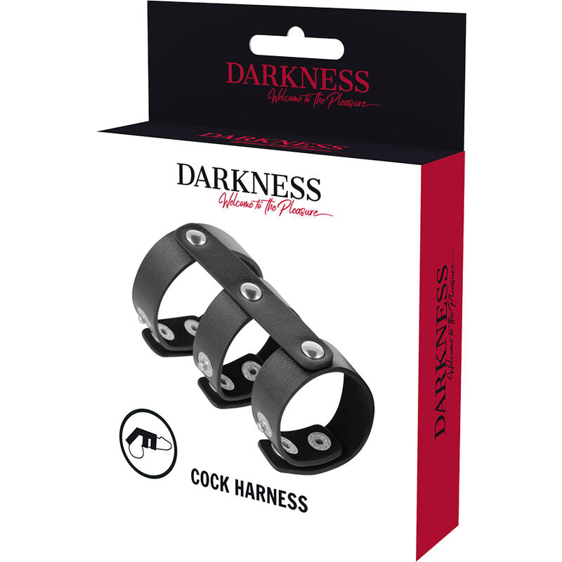 Darkness Testicoli - Anello per uomo - in mano per le dimensioni