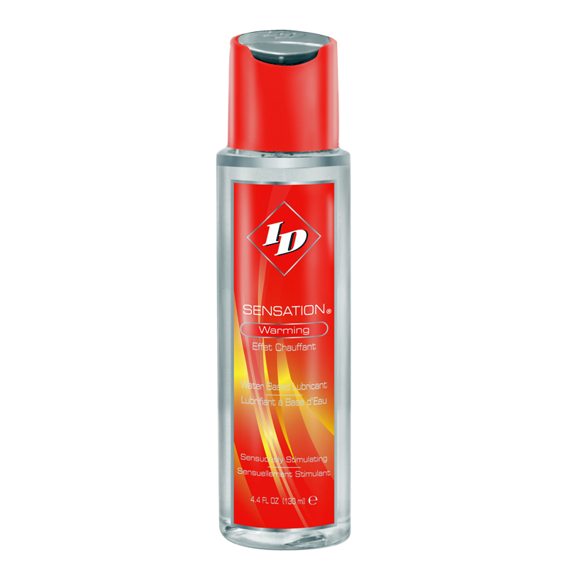 Id Sensation Warming Lube 130 ml - Lubrificante, kit da 3 - vista laterale