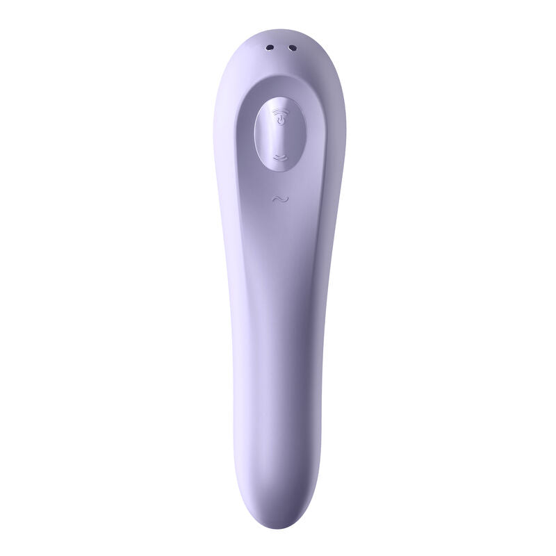 Satisfyer Dual Pleasure Air Pulse Mauve - Massaggiatore con app - retro