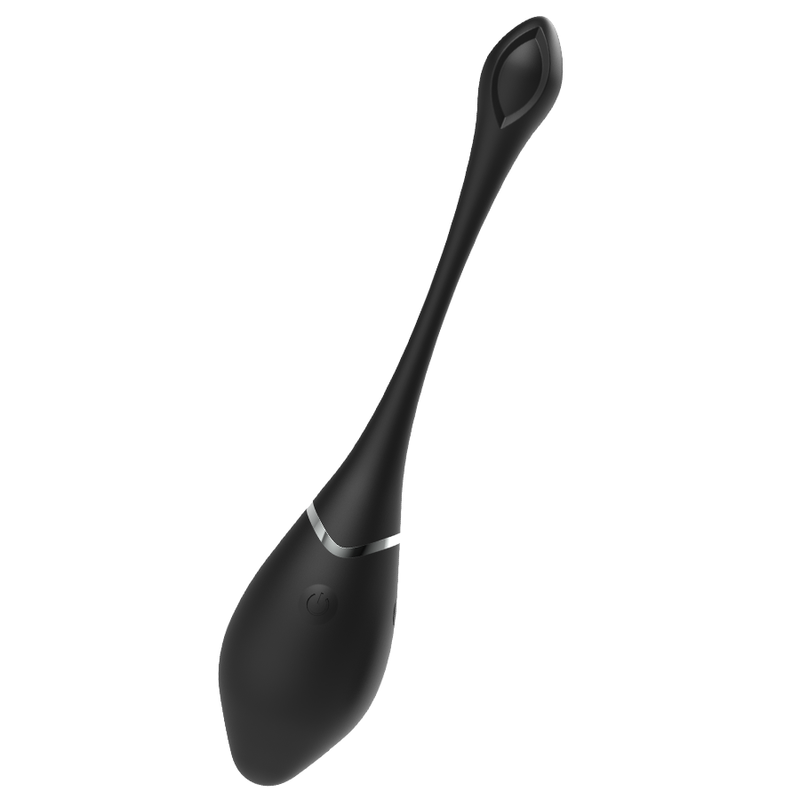 Black&Silver Jenell - Massaggiatore con telecomando - in mano per le dimensioni