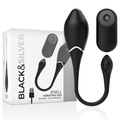 Black&Silver Jenell - Massaggiatore con telecomando