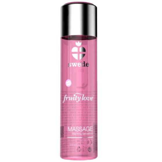 Swede Fruity Love Heat Effect 60 ml - Olio da massaggio, kit da 3