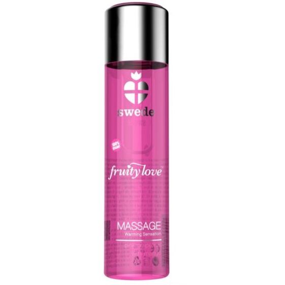 Swede Fruity Love 60 ml - Olio da massaggio, kit da 3, colore pompelmo rosa mango