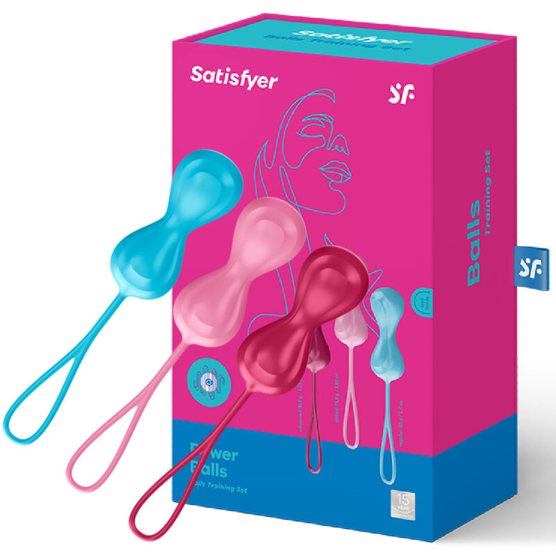 Satisfyer Allenamento Loveballs 1 - Palline Kegel - vista laterale