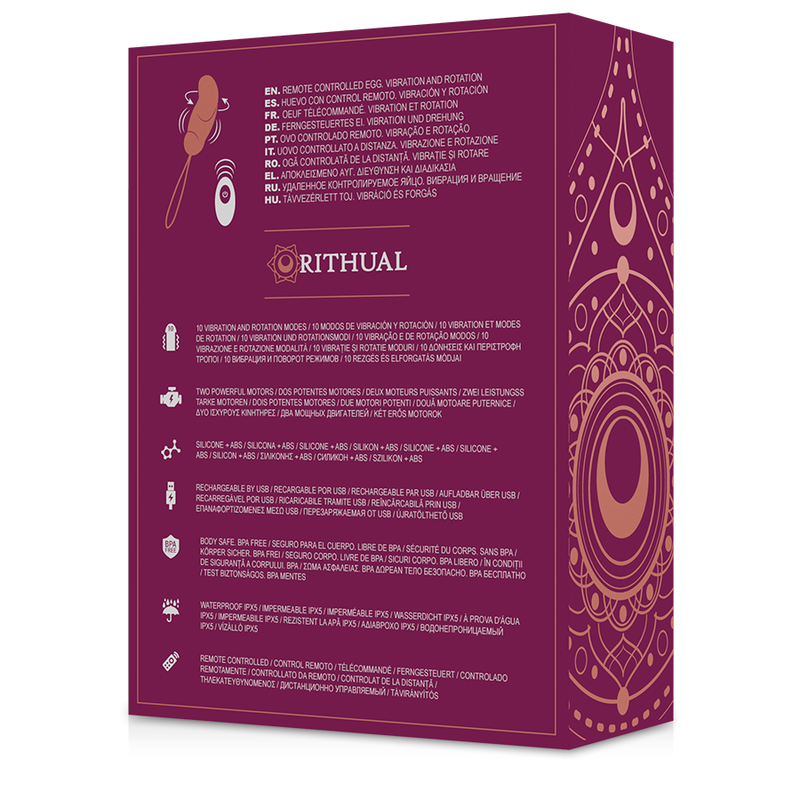 Rithual Esha Egg Sistema - Massaggiatore con telecomando - vista frontale