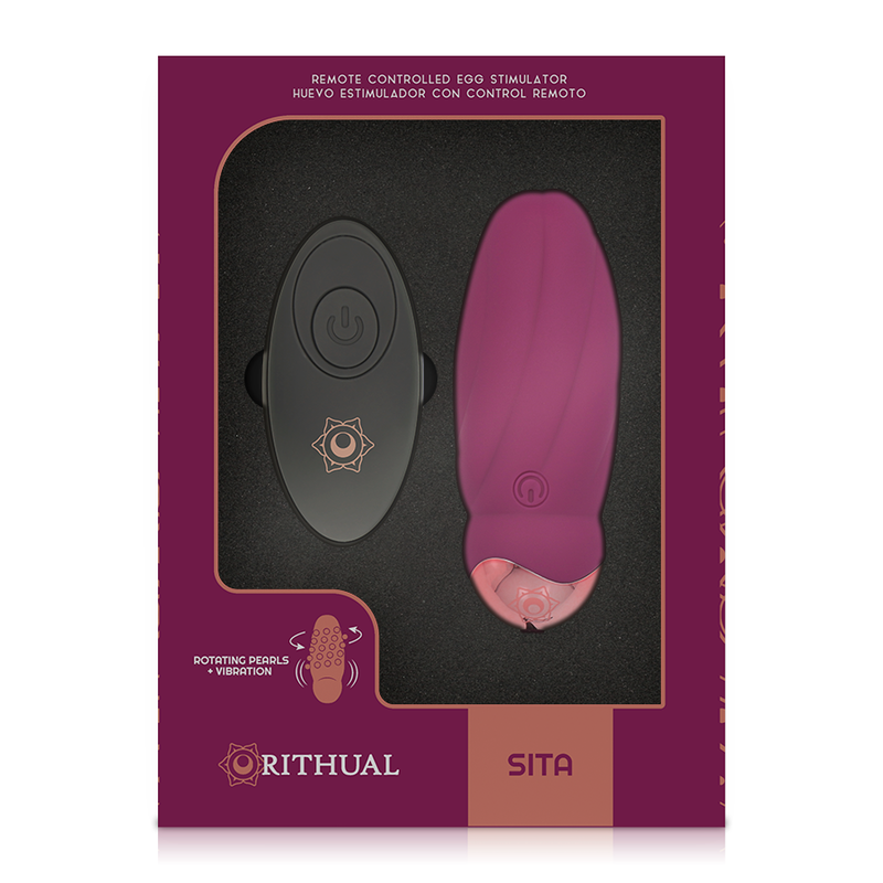 Rithual Sita Egg - Massaggiatore con telecomando - in mano per le dimensioni