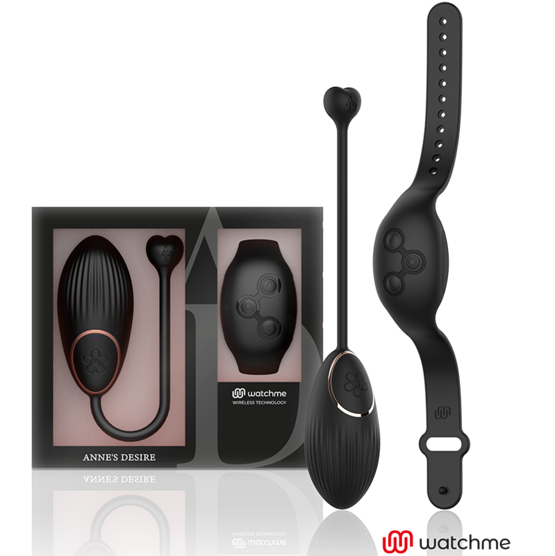 Anne'S Desire Egg Tecnologia - Massaggiatore con telecomando, colore nero