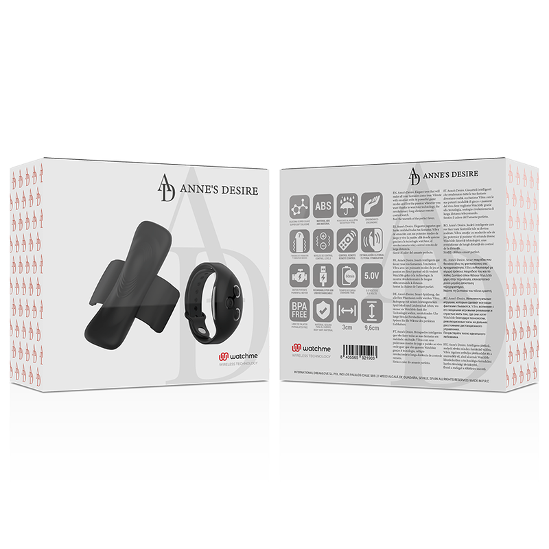Anne'S Desire Panty Pleasure Tecnolog - Massaggiatore con telecomando, colore nero - retro