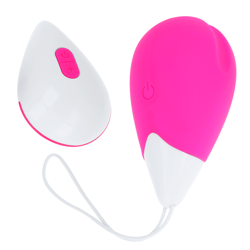 Ohmama 10 Modalità - Massaggiatore con telecomando, colore rosa