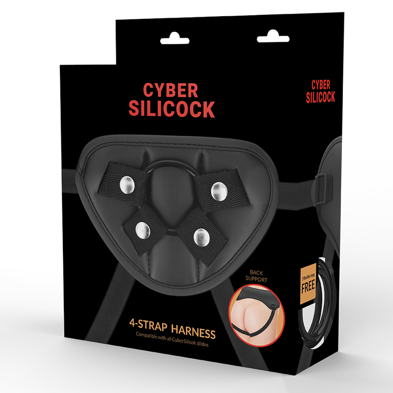 Cyber Silicock Arnês DE Cinta Cyber Com 3 Anéis Grtis - Accessorio intimo - in mano per le dimensioni
