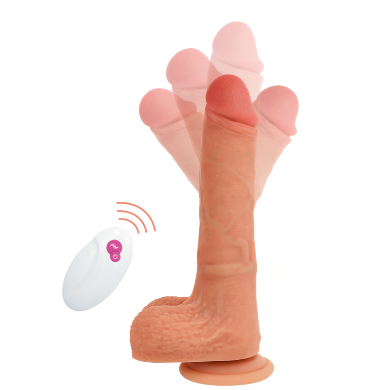 Cyber Silicock MR Rick 20.9 CM O 4 CM - Massaggiatore con telecomando - dettaglio