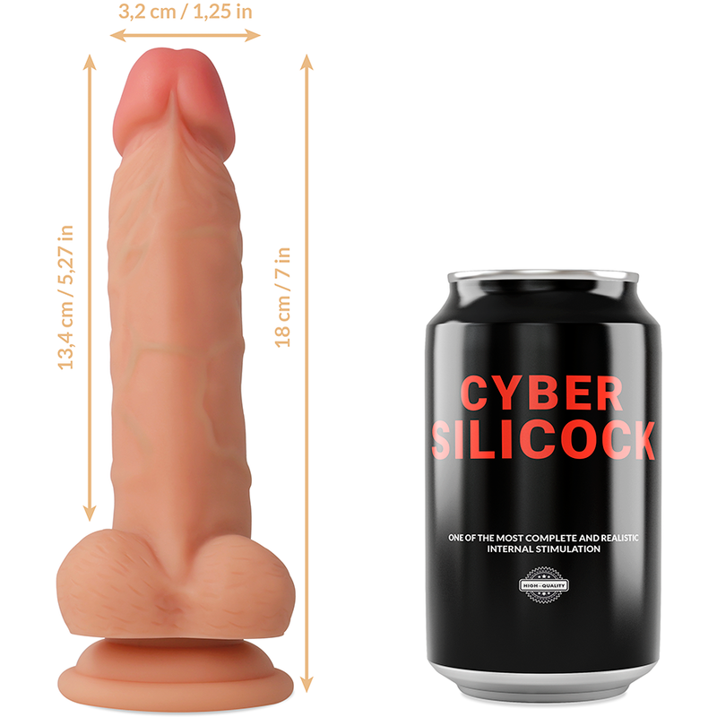 Cyber Silicock Strap ON Jude - Accessorio intimo - retro
