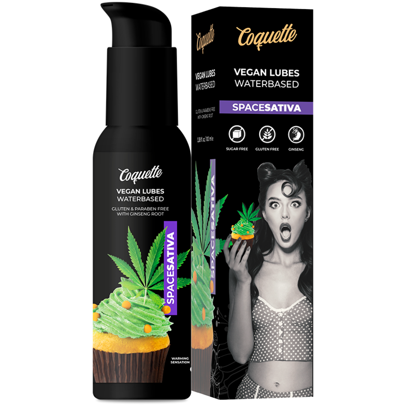 Coquette Chic Desire Sativa Vegan Space Premium Experience 100 ml - Lubrificante, kit da 3