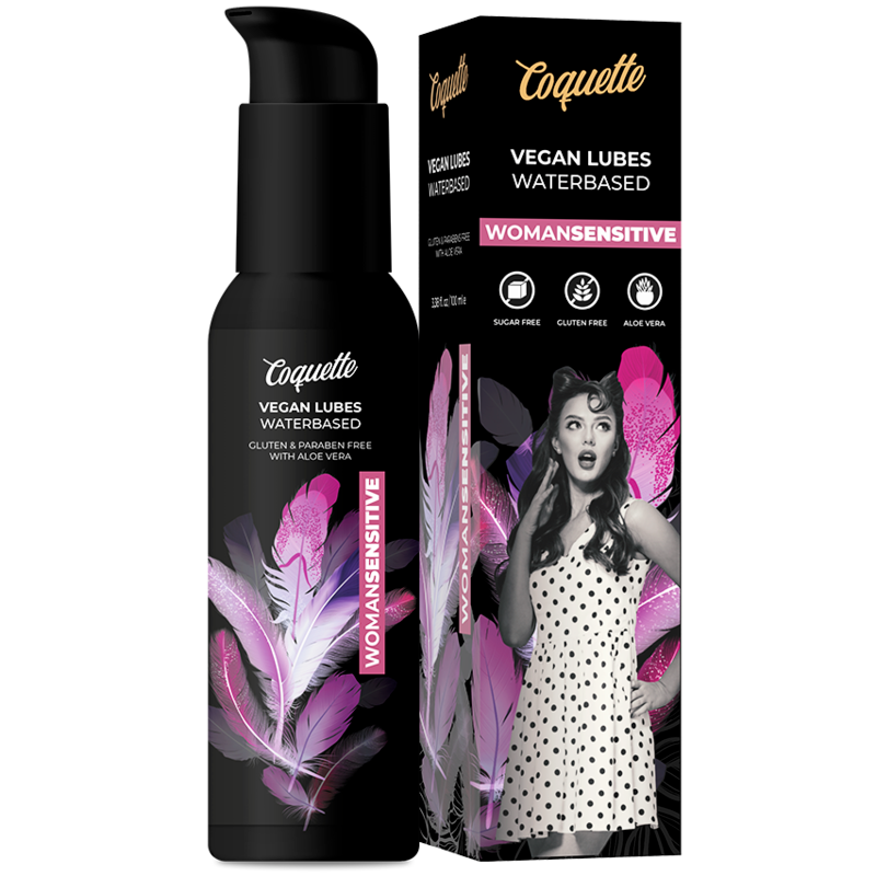 Coquette Chic Desire Premium Experience Vegan Womansensitive 100 ml - Lubrificante, kit da 3