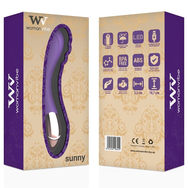 Womanvibe Sunny - Massaggiatore rotante - vista laterale