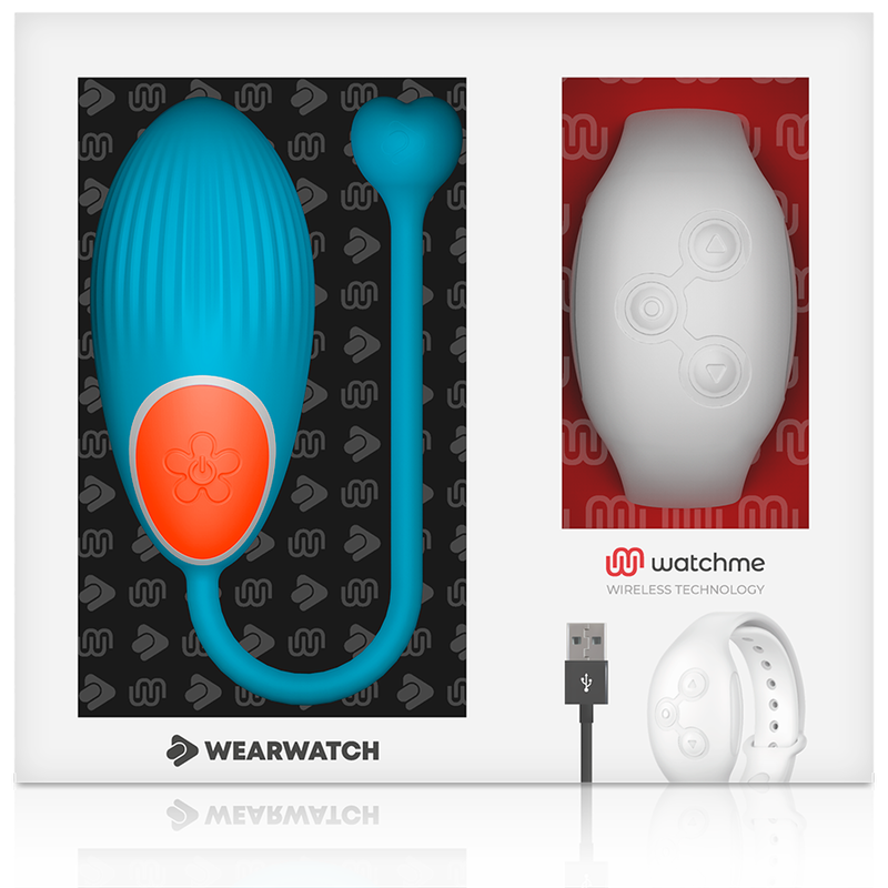 Wearwatch Tecnologia Watchme - Massaggiatore con telecomando, colore blu niveo - in mano per le dimensioni