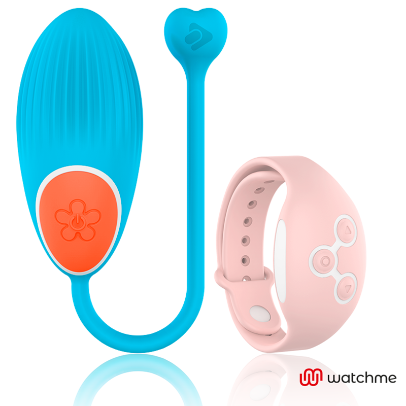 Wearwatch Tecnologia Watchme - Massaggiatore con telecomando, colore blu rosa - vista laterale