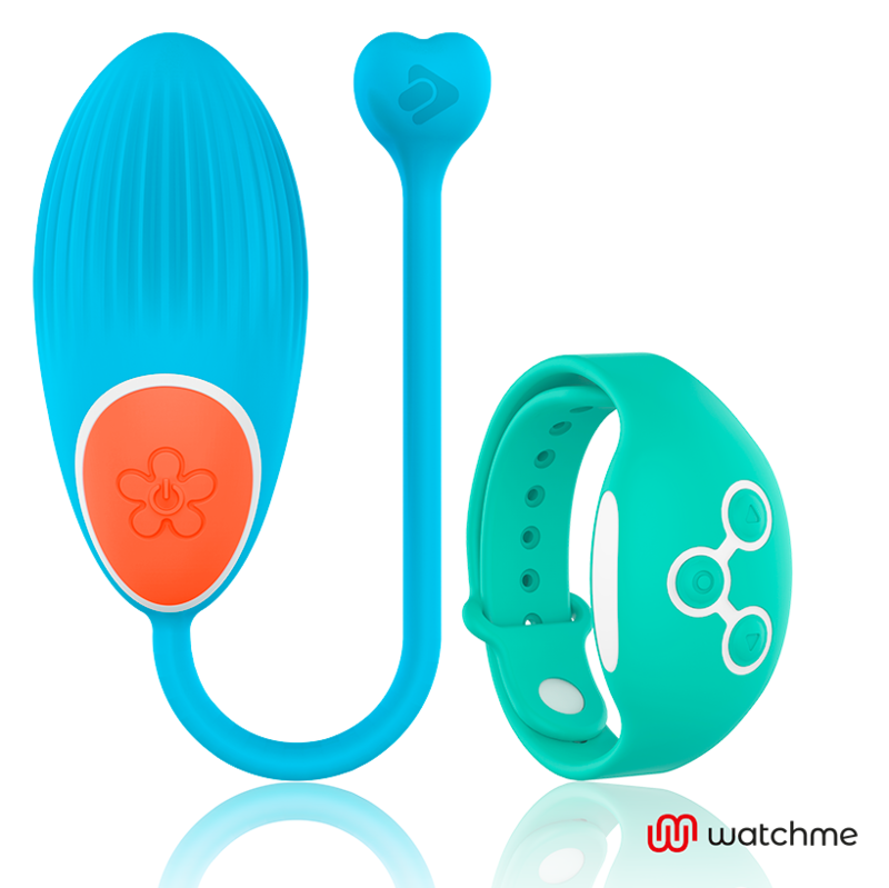 Wearwatch Tecnologia Watchme - Massaggiatore con telecomando, colore blu acquamarina - vista laterale